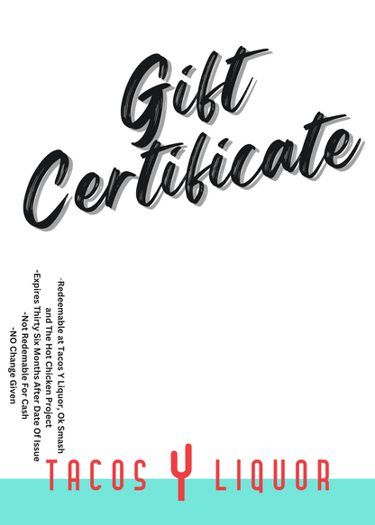 In Store Gift Card